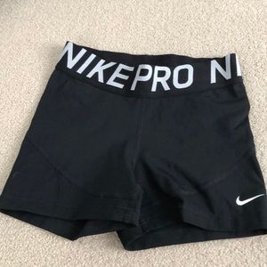 Nike Pro spandex shorts